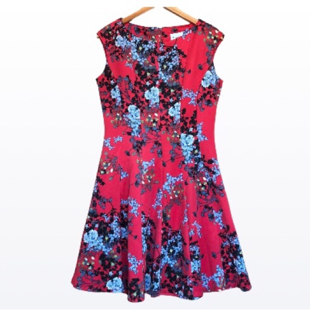 J-Taylor Fit & Flare Floral Dress Size 10.